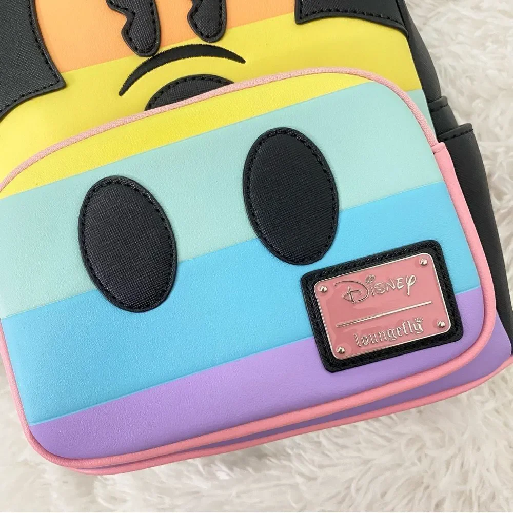 Loungefly Disney Mickey Mouse Pastel Rainbow Mini Backpack 🌈